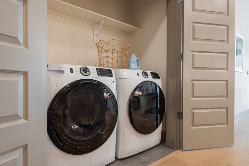 Full-size washers and dryers in every home - Pure Luxury Never Disappoints