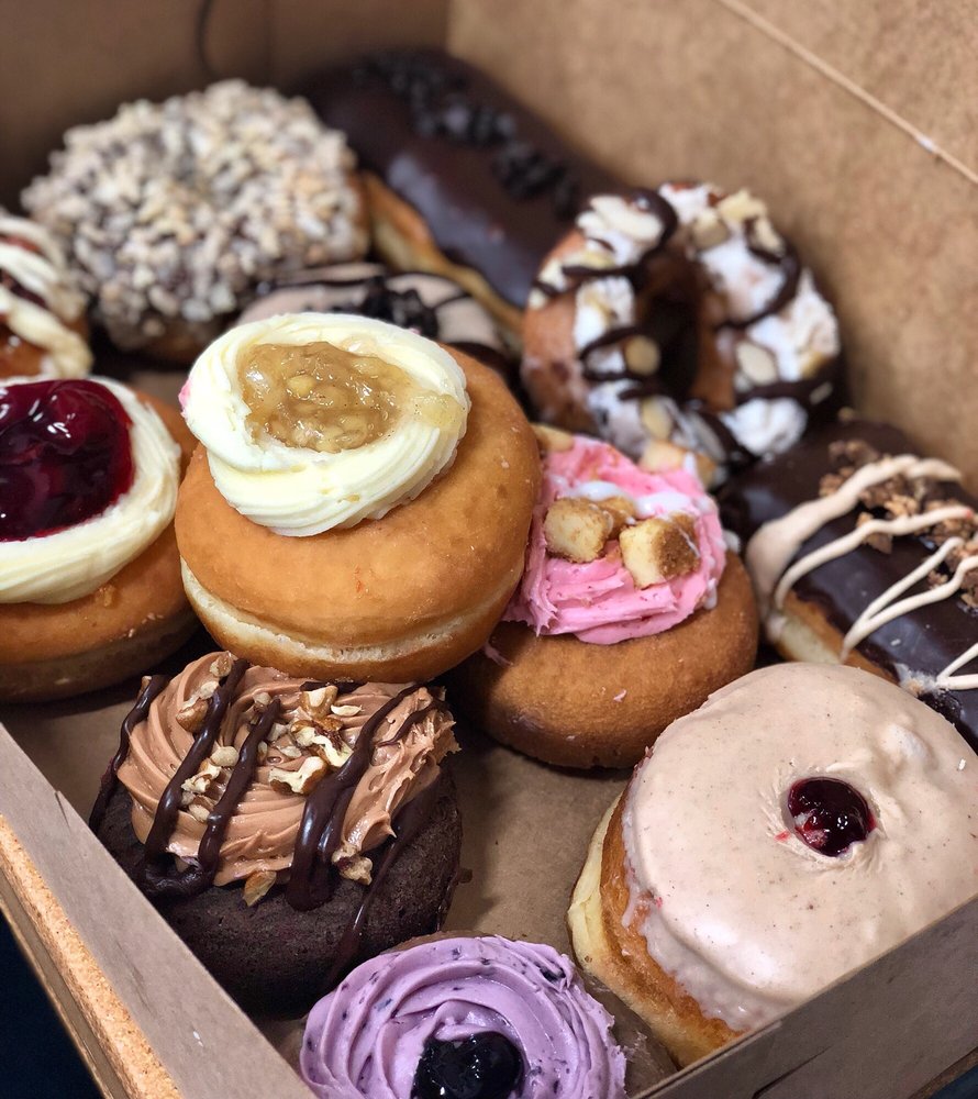 There's plenty of choices for bringing donuts to the office - pic by Katie S. on Yelp - Urban Donut near Residences at The Grove