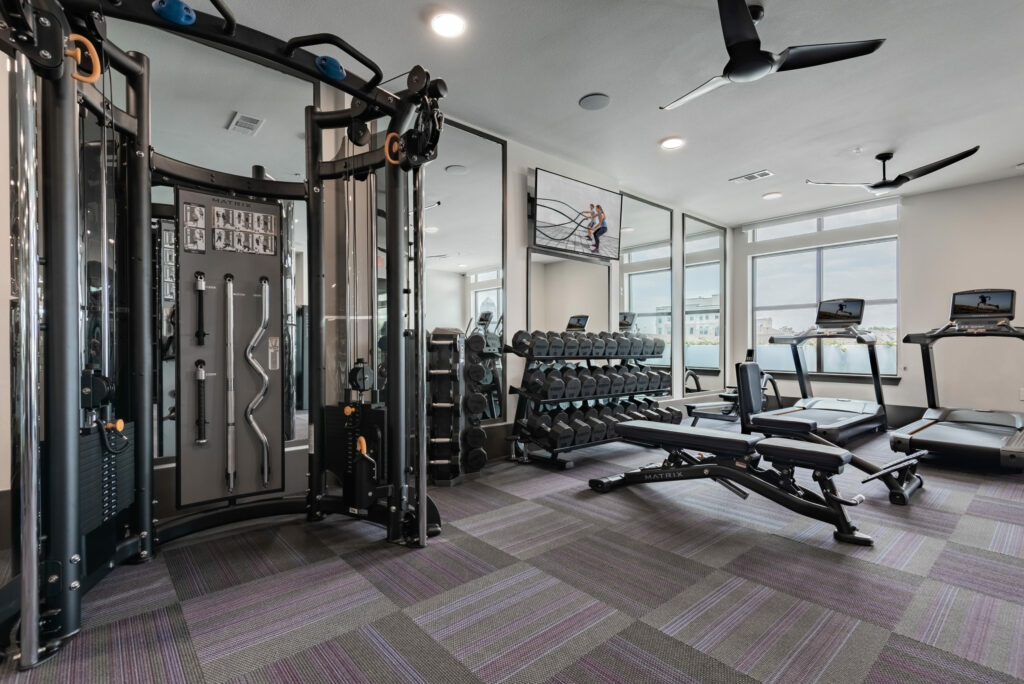 Put Your Well-Being First - Maintain your active lifestyle in the fitness studio with strength and cardio equipment, yoga and spin cycle studio