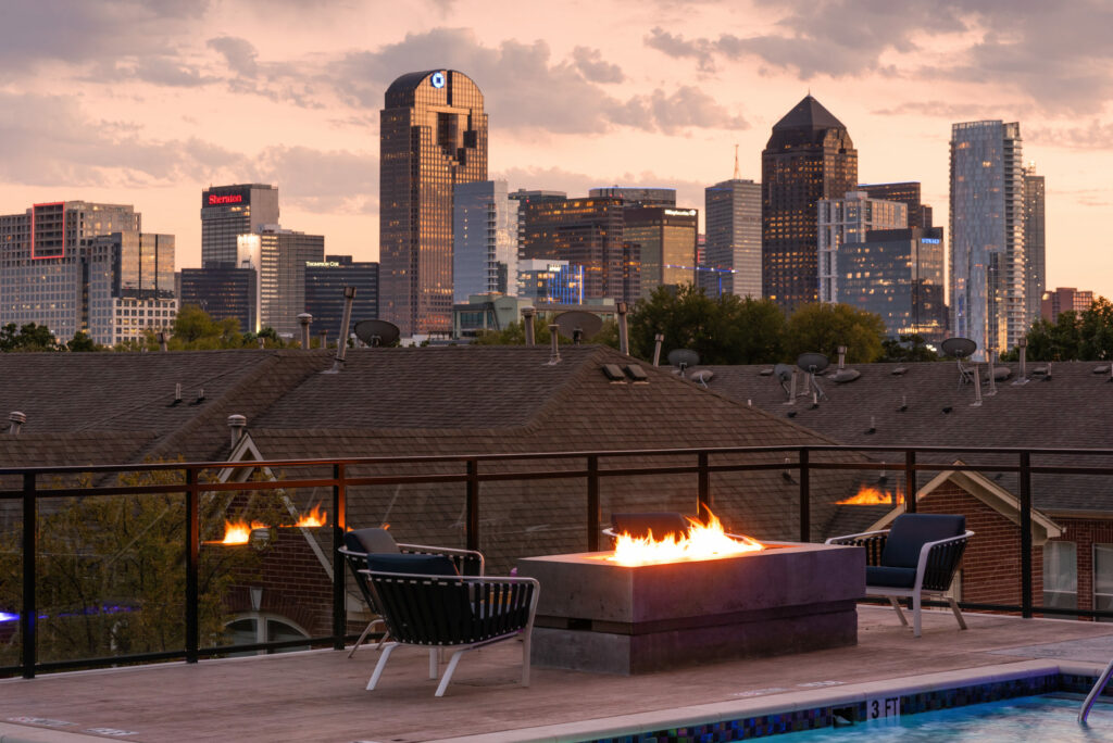Live the Uptown Life - Residences at the Grove's rooftop