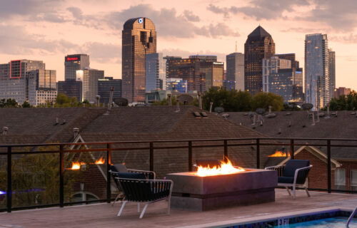Live the Uptown Life - Residences at the Grove's rooftop
